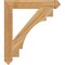 Ekena Millwork Merced Arts & Crafts Rough Sawn Bracket, Western Red Cedar, 4"W x 28"D x 32"H BKT04X28X32MRC03RWR - alternate 4